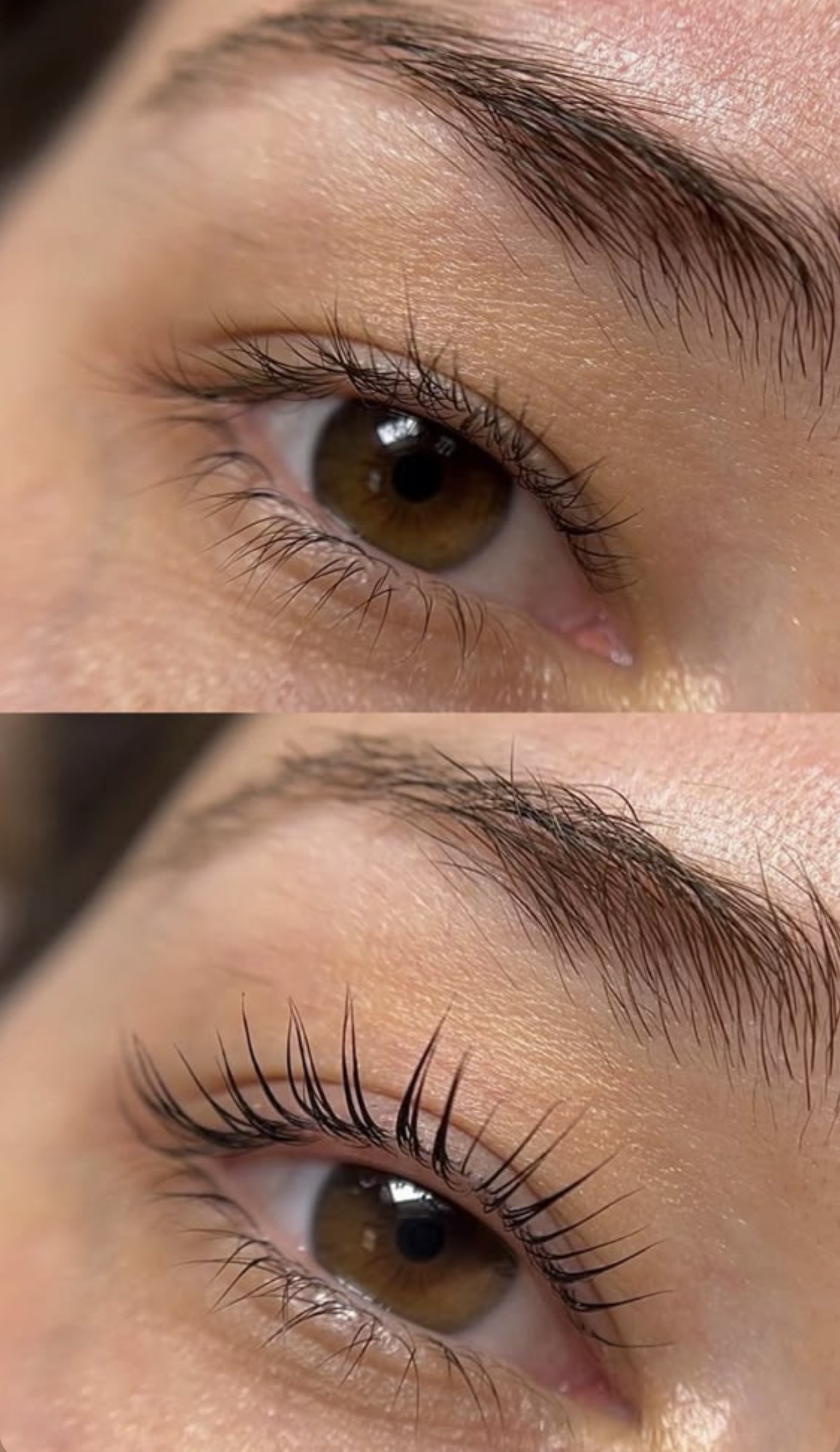Lash extensions — soft natural look